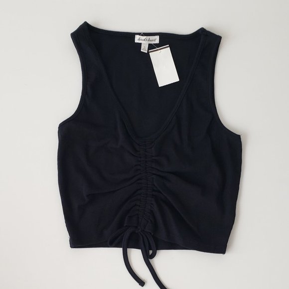 DERECK HEART Tank Top with Ruching - Picture 2 of 6